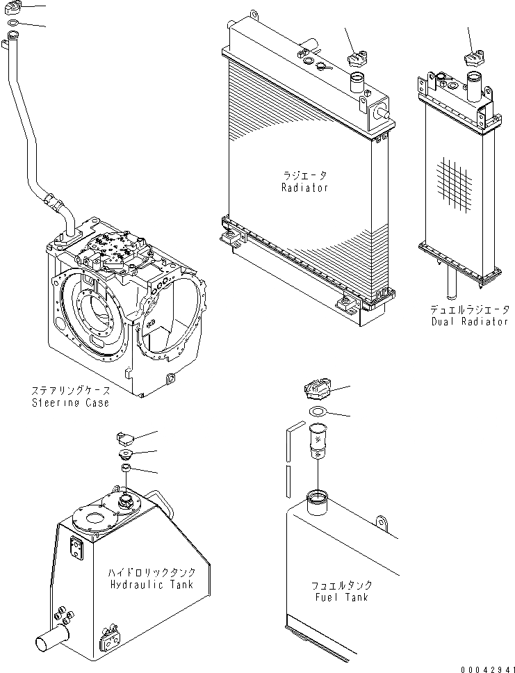 Схема запчастей Komatsu D275A-5 - АНТИВАНДАЛЬНАЯ КРЫШКА РАЗНОЕ