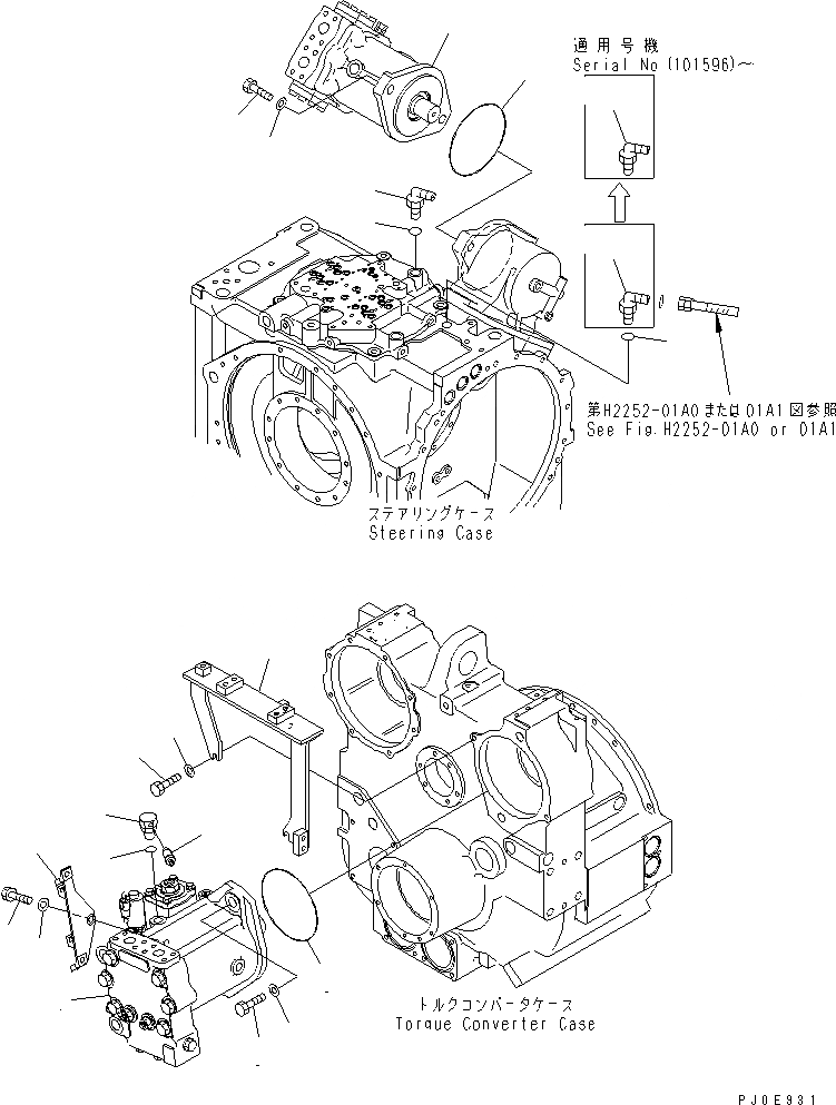 Схема запчастей Komatsu D275AX-5 - СИЛОВАЯ ПЕРЕДАЧА (7/)¤ H.S.S. НАСОС И МОТОР¤ ПАЛЕЦ PULER ТРУБЫ СИЛОВАЯ ПЕРЕДАЧА И КОНЕЧНАЯ ПЕРЕДАЧА