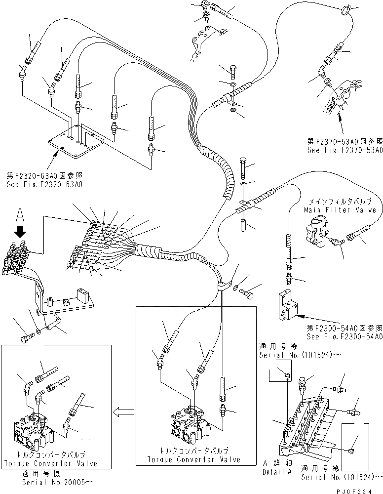 Схема запчастей Komatsu D275AX-5 - СИЛОВАЯ ПЕРЕДАЧА (9/)¤ КОНЦЕНТР. ТРУБЫ СИЛОВАЯ ПЕРЕДАЧА И КОНЕЧНАЯ ПЕРЕДАЧА