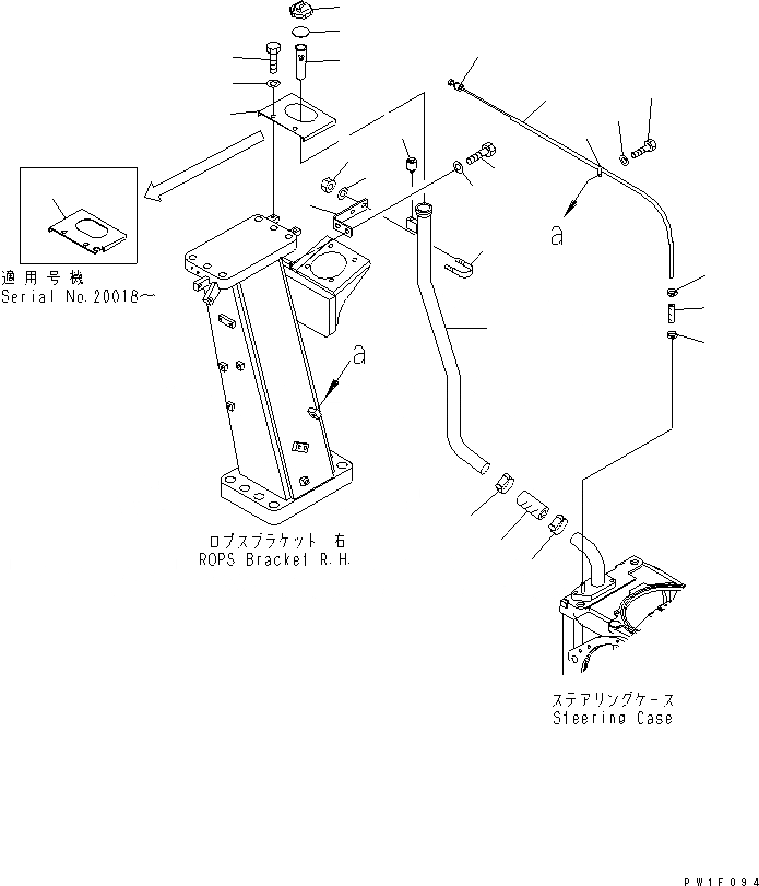 Схема запчастей Komatsu D275AX-5 - СИЛОВАЯ ЛИНИЯ GAUGE ТРУБЫ ОСНОВН. РАМА И КОМПОНЕНТЫ