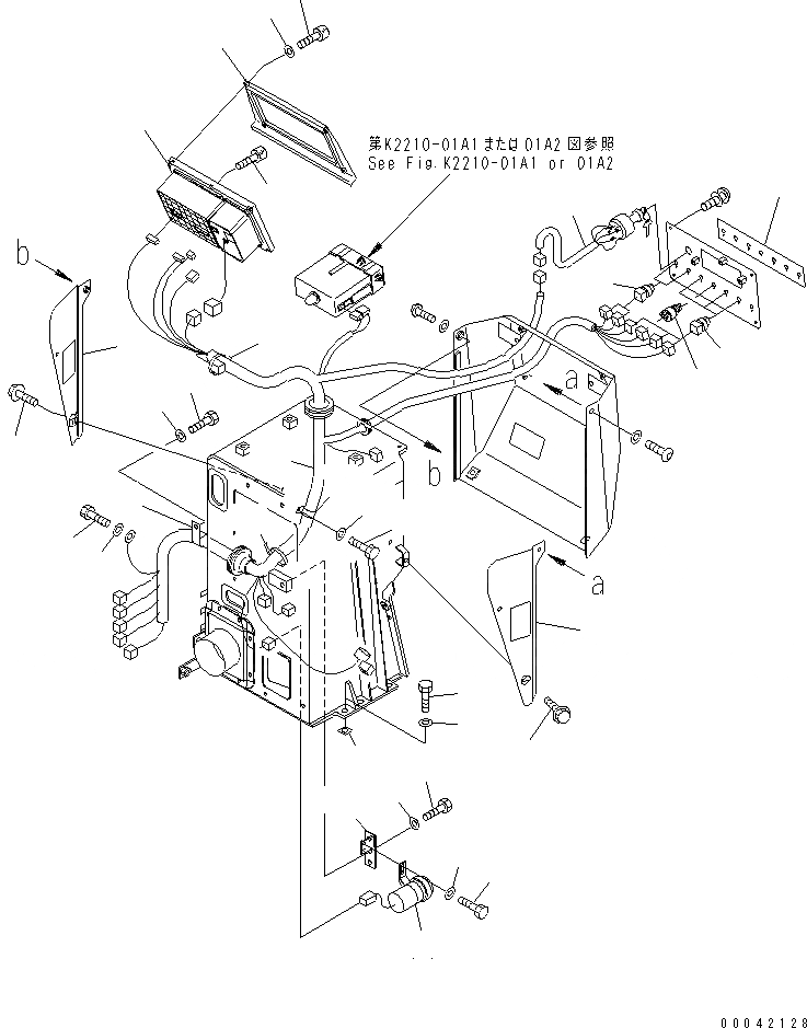 Схема запчастей Komatsu D275AX-5 - ПРИБОРНАЯ ПАНЕЛЬ (С УСИЛ. ЭЛЕКТРОПРОВОДКА) (ДЛЯ ВЕНТИЛЯТОР ОХЛАЖДЕНИЯ ГИДРАВЛ ПРИВОДN РЕВЕРСИВН.)(№-) КАБИНА ОПЕРАТОРА И СИСТЕМА УПРАВЛЕНИЯ