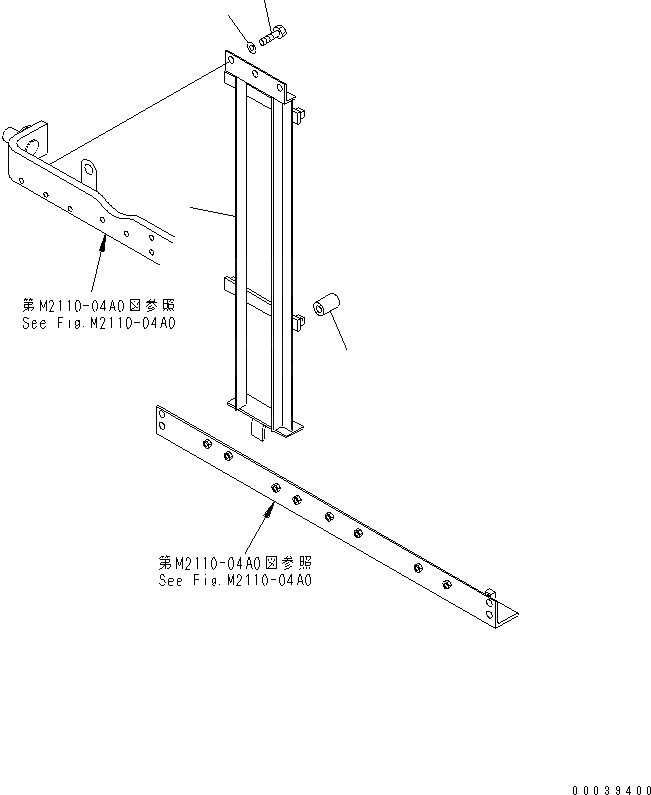 Схема запчастей Komatsu D275AX-5 - МАСЛООХЛАДИТЕЛЬ (СПЕЦ-Я ДЛЯ СВАЛОК)(№8-) ЧАСТИ КОРПУСА