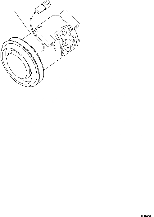 Схема запчастей Komatsu D275AX-5E0 - КОНДИЦ. ВОЗДУХА (КОМПРЕССОР)(№-) КОМПОНЕНТЫ ДВИГАТЕЛЯ
