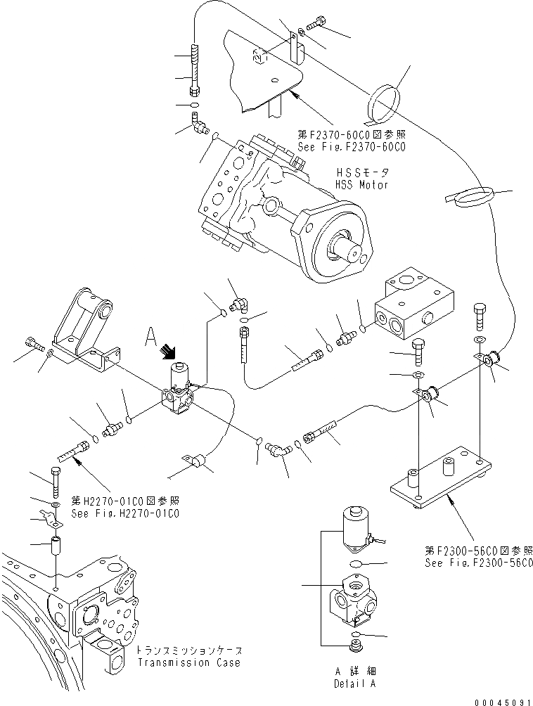 Схема запчастей Komatsu D275AX-5E0 - СИЛОВАЯ ПЕРЕДАЧА (ГЛАВН. ЛИНИЯ)(№-) СИЛОВАЯ ПЕРЕДАЧА И КОНЕЧНАЯ ПЕРЕДАЧА