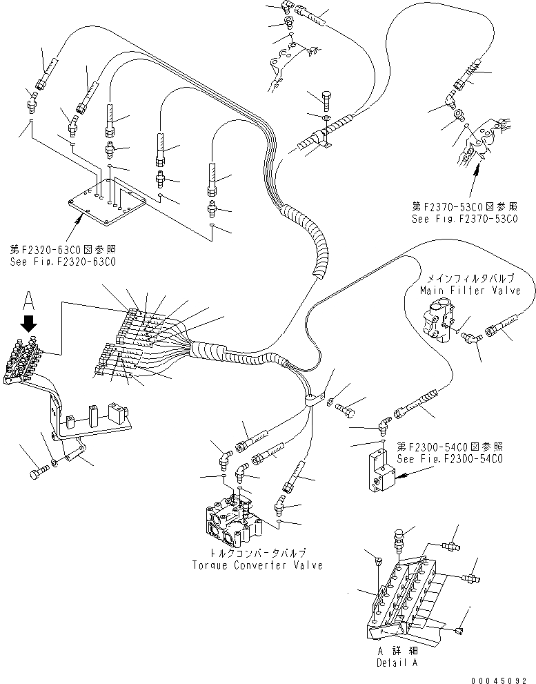 Схема запчастей Komatsu D275AX-5E0 - СИЛОВАЯ ПЕРЕДАЧА (КОНЦЕНТР. ТРУБЫ)(№-(9)) СИЛОВАЯ ПЕРЕДАЧА И КОНЕЧНАЯ ПЕРЕДАЧА