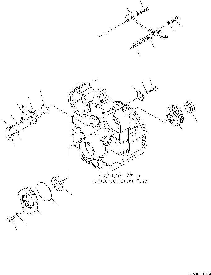Схема запчастей Komatsu D275AX-5E0 - МЕХ-М ОТБОРА МОЩНОСТИ(№-) СИЛОВАЯ ПЕРЕДАЧА И КОНЕЧНАЯ ПЕРЕДАЧА