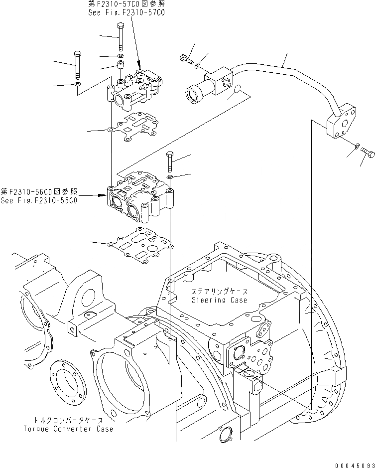 Схема запчастей Komatsu D275AX-5E0 - ГИДРОТРАНСФОРМАТОР КЛАПАН ЭЛЕМЕНТЫ КРЕПЛЕНИЯ(№-) СИЛОВАЯ ПЕРЕДАЧА И КОНЕЧНАЯ ПЕРЕДАЧА