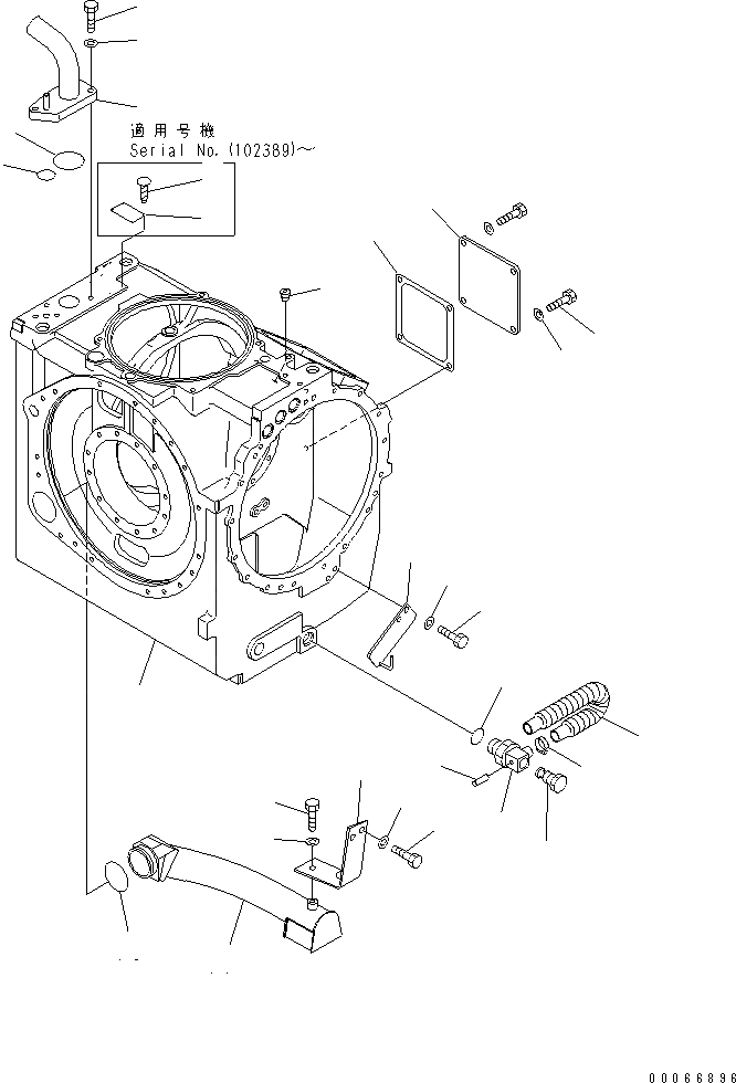 Схема запчастей Komatsu D275AX-5E0 - РУЛЕВ. УПРАВЛЕНИЕ (ГТР КОРПУС) (С ОБОГРЕВ-ЛЕМ) (/)(№-) СИЛОВАЯ ПЕРЕДАЧА И КОНЕЧНАЯ ПЕРЕДАЧА