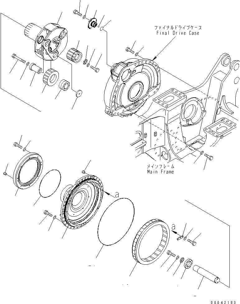 Схема запчастей Komatsu D275AX-5E0 - КОНЕЧНАЯ ПЕРЕДАЧА (/) (ПРАВ.) (СПЕЦ-Я ДЛЯ СВАЛОК)(№-) СИЛОВАЯ ПЕРЕДАЧА И КОНЕЧНАЯ ПЕРЕДАЧА