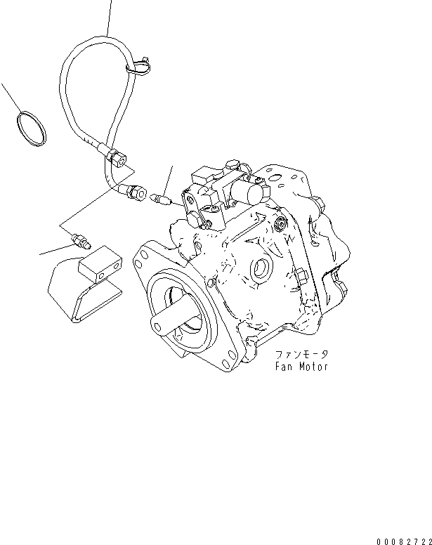 Схема запчастей Komatsu D275AX-5E0 - ПРИВОД ВЕНТИЛЯТОРА ЛИНИЯ (HSS НАСОС ВОЗДУШН. ВЕНТИЛЯЦИЯ)(№-) ГИДРАВЛИКА