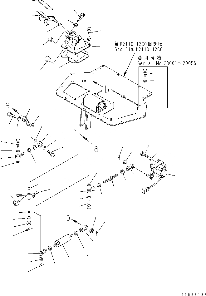 Схема запчастей Komatsu D275AX-5E0 - ОСНОВН. КОНСТРУКЦИЯ (КОНТРОЛЬ ХОДА) (ПЕДАЛЬ ЗАМЕДЛИТЕЛЯ ОБОРОТОВ)(№-) КАБИНА ОПЕРАТОРА И СИСТЕМА УПРАВЛЕНИЯ