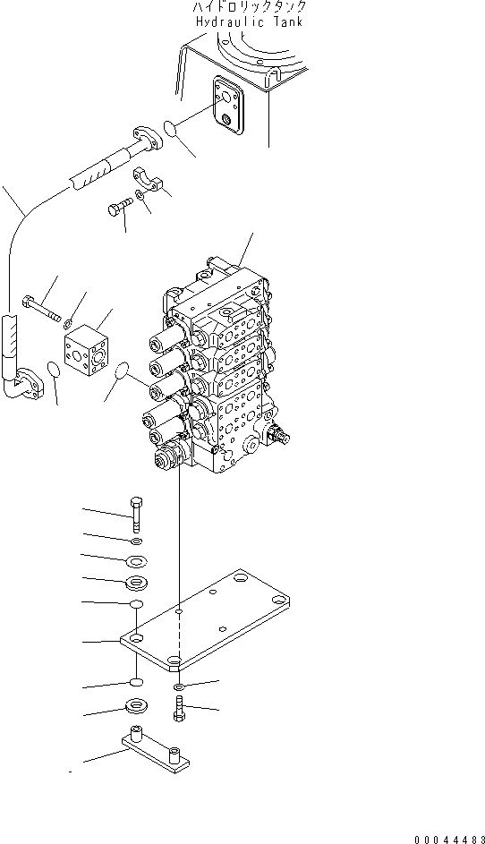 Схема запчастей Komatsu D275AX-5E0 - КРЫЛО (C.L.S.S. КЛАПАН И КРЕПЛЕНИЕ) (ДЛЯ ОТВАЛА С ДВОЙН. ПЕРЕКОСОМ)(№-) ЧАСТИ КОРПУСА