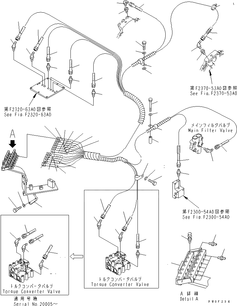 Схема запчастей Komatsu D275AX-5-KO - СИЛОВАЯ ПЕРЕДАЧА (9/)¤ КОНЦЕНТР. ТРУБЫ СИЛОВАЯ ПЕРЕДАЧА И КОНЕЧНАЯ ПЕРЕДАЧА