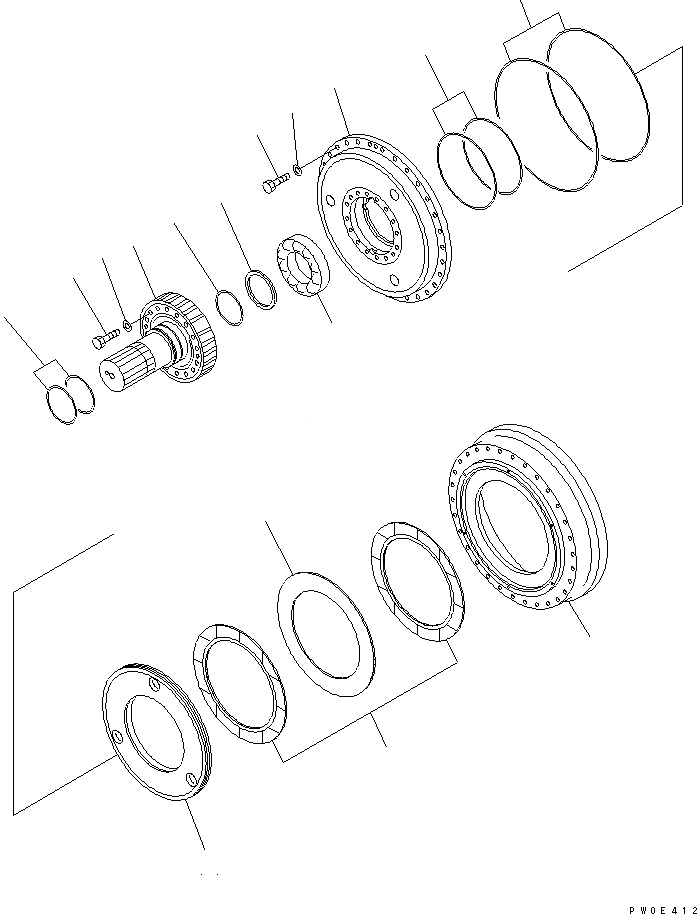 Схема запчастей Komatsu D275AX-5-KO - ГИДРОТРАНСФОРМАТОР (/)¤ ВХОД И КОРПУС ПРИВОДА СИЛОВАЯ ПЕРЕДАЧА И КОНЕЧНАЯ ПЕРЕДАЧА