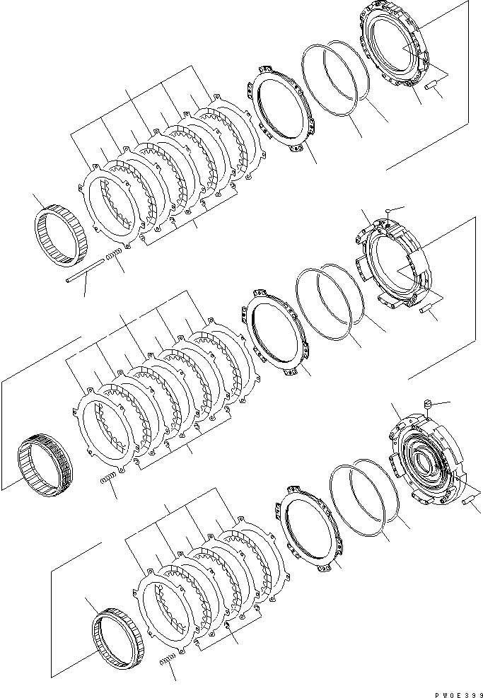 Схема запчастей Komatsu D275AX-5-KO - TТРАНСМИССИЯ (/8)¤ КОЖУХ (/) СИЛОВАЯ ПЕРЕДАЧА И КОНЕЧНАЯ ПЕРЕДАЧА
