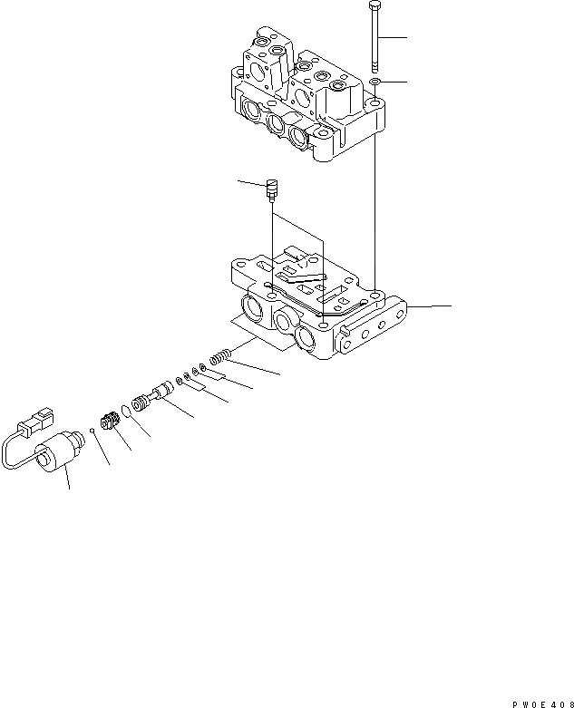 Схема запчастей Komatsu D275AX-5-KO - КЛАПАН ТРАНСМИССИИ (/)¤ НИЖН. КЛАПАН И MOUTING СИЛОВАЯ ПЕРЕДАЧА И КОНЕЧНАЯ ПЕРЕДАЧА