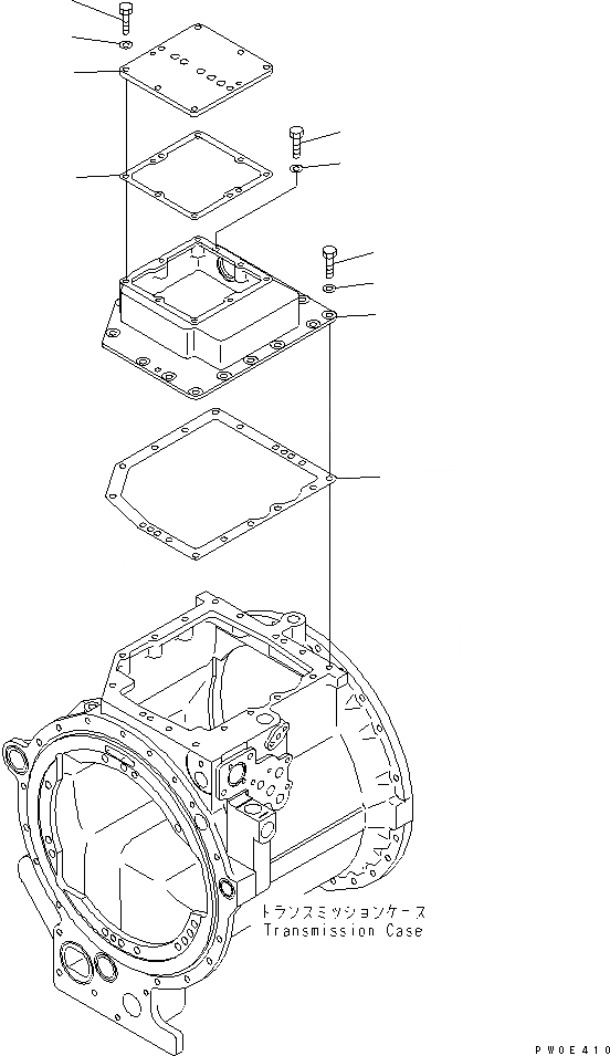 Схема запчастей Komatsu D275AX-5-KO - КЛАПАН ТРАНСМИССИИ COVER СИЛОВАЯ ПЕРЕДАЧА И КОНЕЧНАЯ ПЕРЕДАЧА