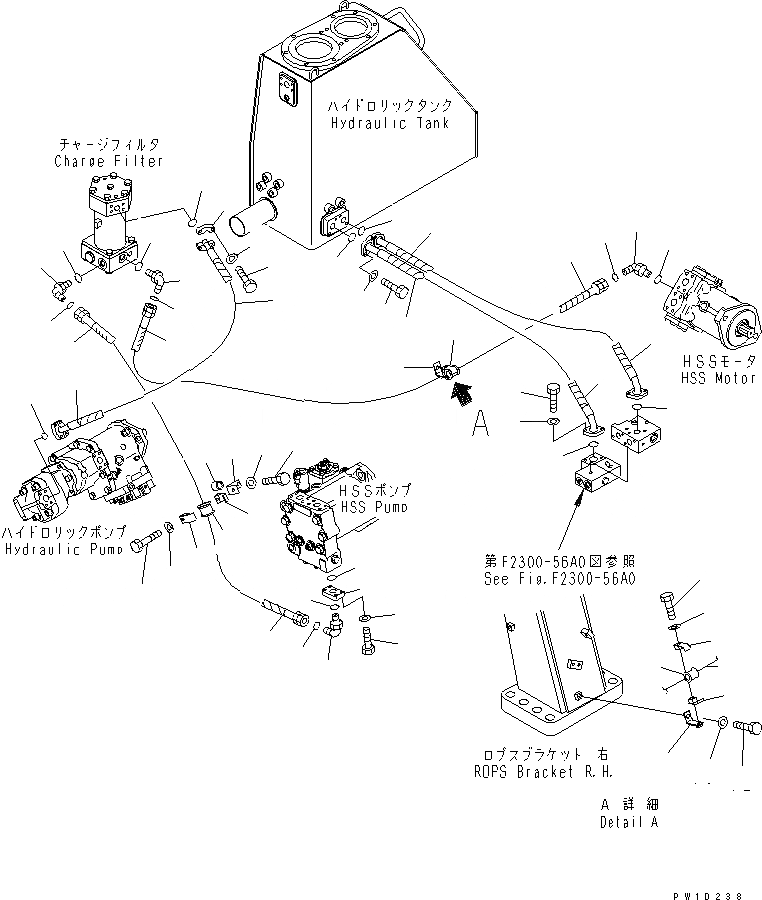 Схема запчастей Komatsu D275AX-5-KO - СИЛОВАЯ ЛИНИЯ МАСЛОПРОВОДЯЩАЯ ЛИНИЯ СИЛОВАЯ ПЕРЕДАЧА И КОНЕЧНАЯ ПЕРЕДАЧА