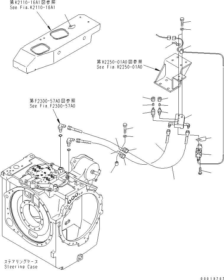 Схема запчастей Komatsu D275AX-5-KO - КЛАПАН СТОПОРН. ПАЛЬЦА И БЛОК (С ГИГАНТСК. РЫХЛИТ) ГИДРАВЛИКА
