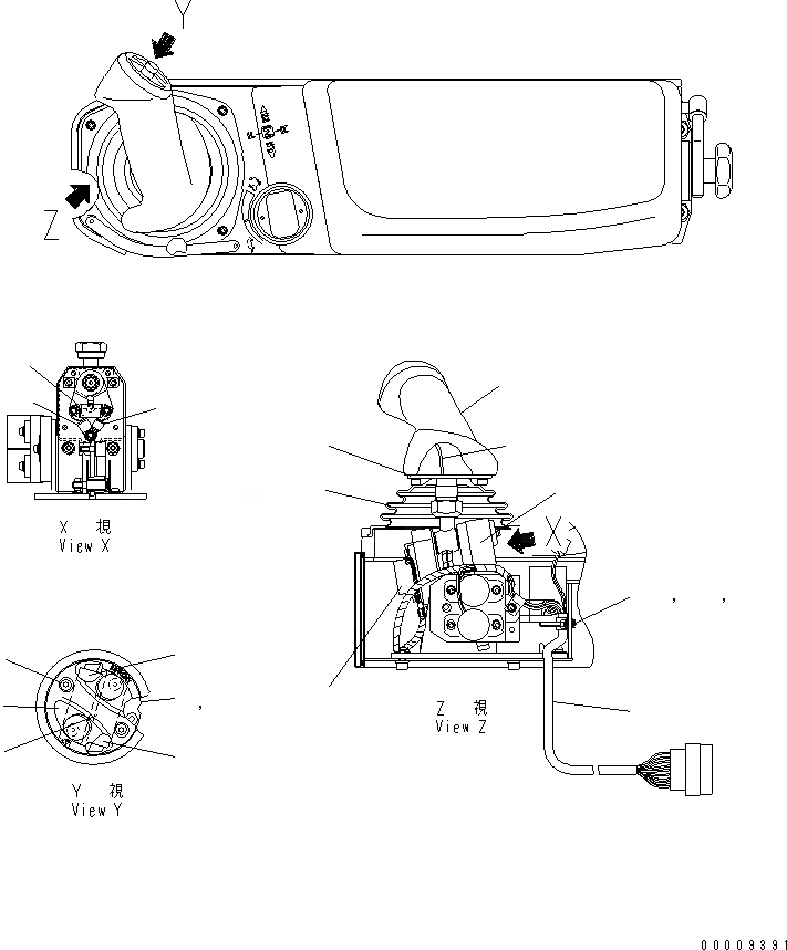 Схема запчастей Komatsu D275AX-5-KO - РЫЧАГ УПРАВЛ-Я ХОДОМ КАБИНА ОПЕРАТОРА И СИСТЕМА УПРАВЛЕНИЯ