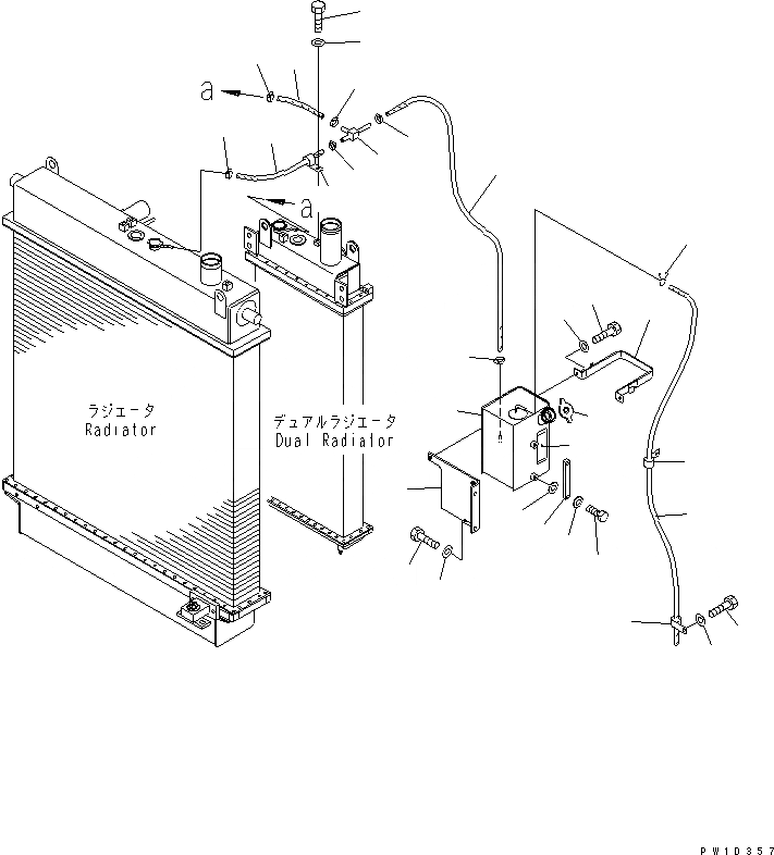 Схема запчастей Komatsu D275AX-5-KO - РЕЗЕРВН. БАК (STEEL) ЧАСТИ КОРПУСА