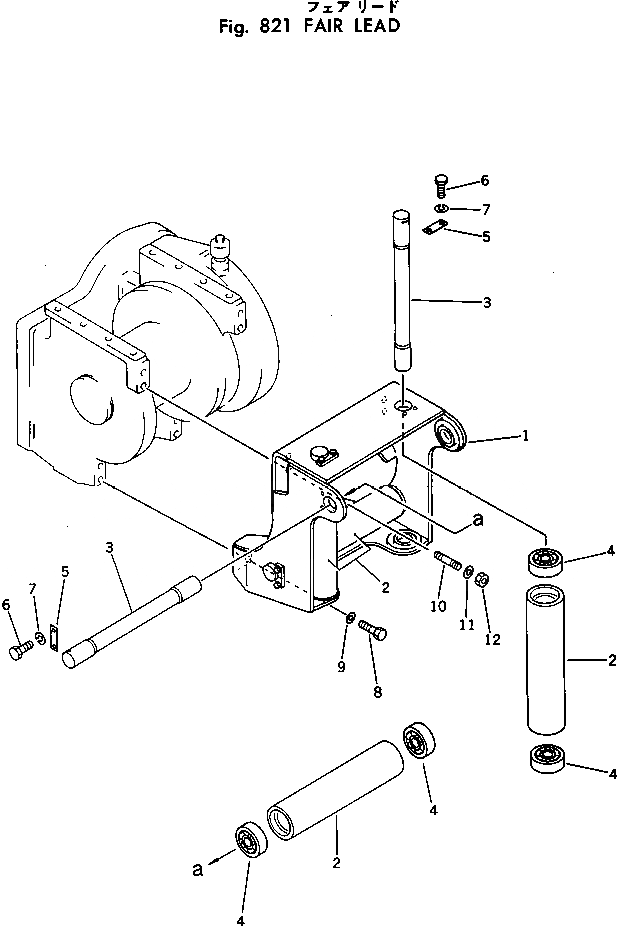 Схема запчастей Komatsu D30AM-17 - FВОЗД. LEAD ОПЦИОННЫЕ КОМПОНЕНТЫ