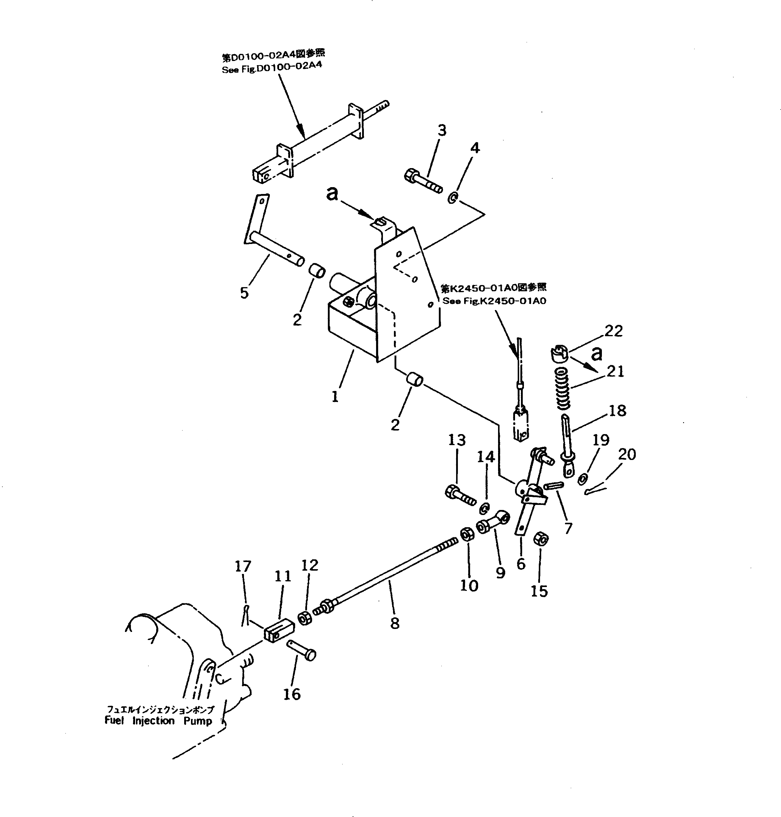 Схема запчастей Komatsu D31A-20 - МЕХАНИЗМ УПРАВЛ-Я ПОДАЧЕЙ ТОПЛИВА (С АКСЕЛЕРАТОР ПЕДАЛЬ) КАБИНА ОПЕРАТОРА И СИСТЕМА УПРАВЛЕНИЯ