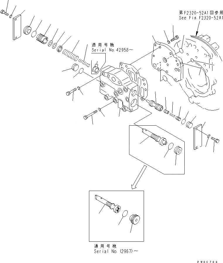 Схема запчастей Komatsu D31AM-20 - КЛАПАН ТРАНСМИССИИ (MODULATION) (RINGYOU СПЕЦ-Я.) СИЛОВАЯ ПЕРЕДАЧА И КОНЕЧНАЯ ПЕРЕДАЧА