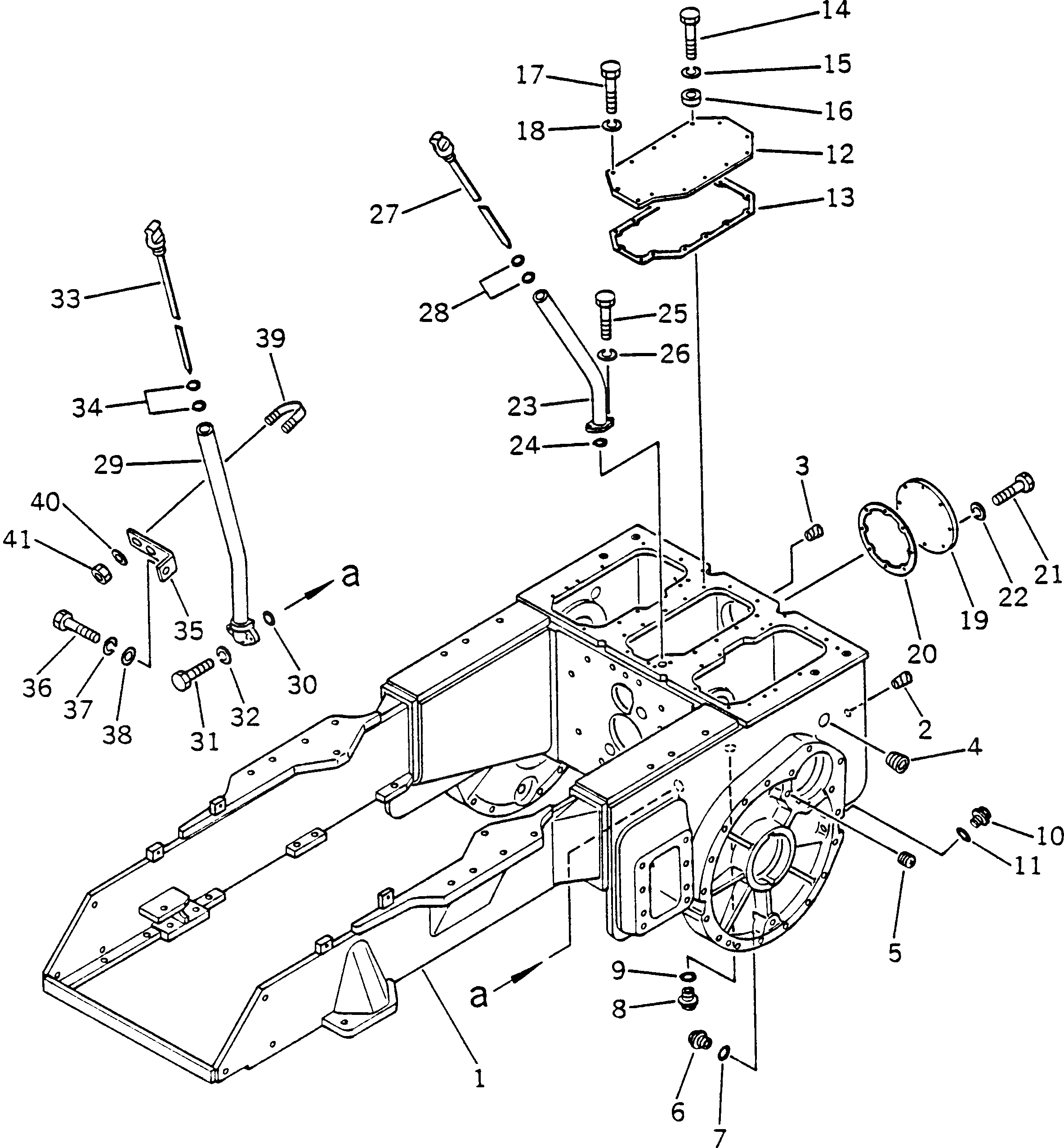 Схема запчастей Komatsu D31E-17 - РУЛЕВ. УПРАВЛЕНИЕ КОРПУС И ОСНОВН. FRA РУЛЕВ. УПРАВЛЕНИЕ И КОНЕЧНАЯ ПЕРЕДАЧА