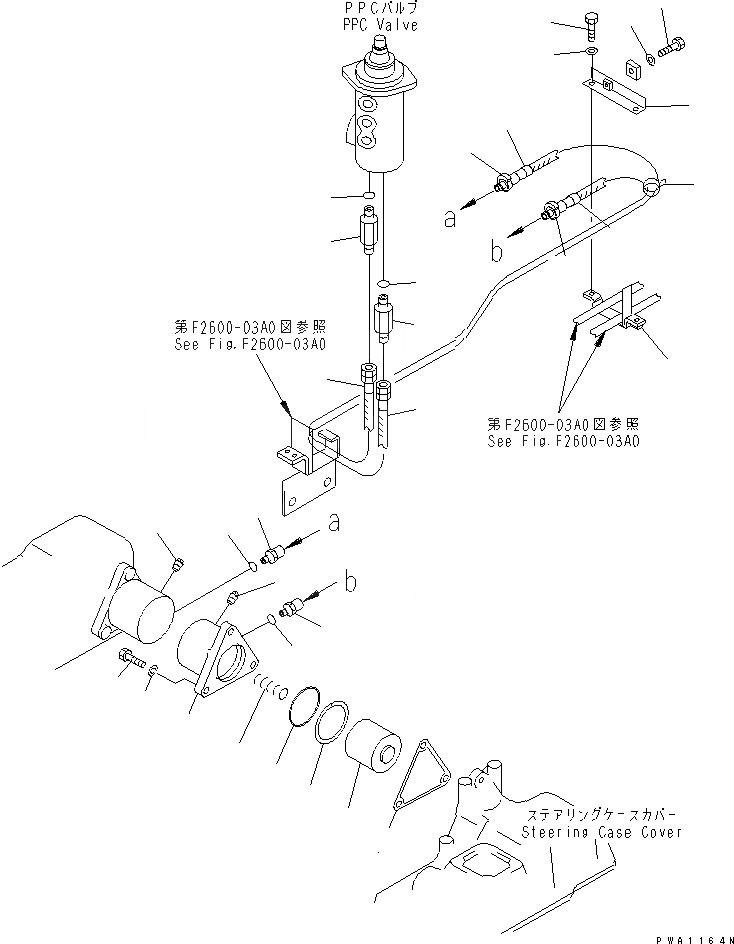 Схема запчастей Komatsu D31P-20 - ГИДРАВЛИКА РУЛ. УПРАВЛЕНИЯ (/) (БОРТОВ. ФРИКЦИОН ЛИНИЯ) СИЛОВАЯ ПЕРЕДАЧА И КОНЕЧНАЯ ПЕРЕДАЧА