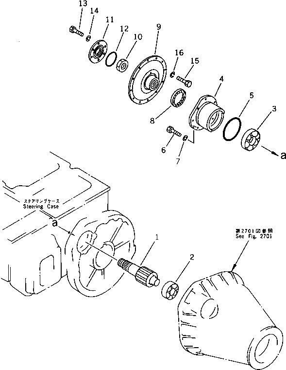 Схема запчастей Komatsu D31PLL-18 - КОНЕЧНАЯ ПЕРЕДАЧА И ВАЛ ДЕМПФЕР¤ ТРАНСМИССИЯ¤ РУЛЕВ. УПРАВЛЕНИЕ И КОНЕЧНАЯ ПЕРЕДАЧА