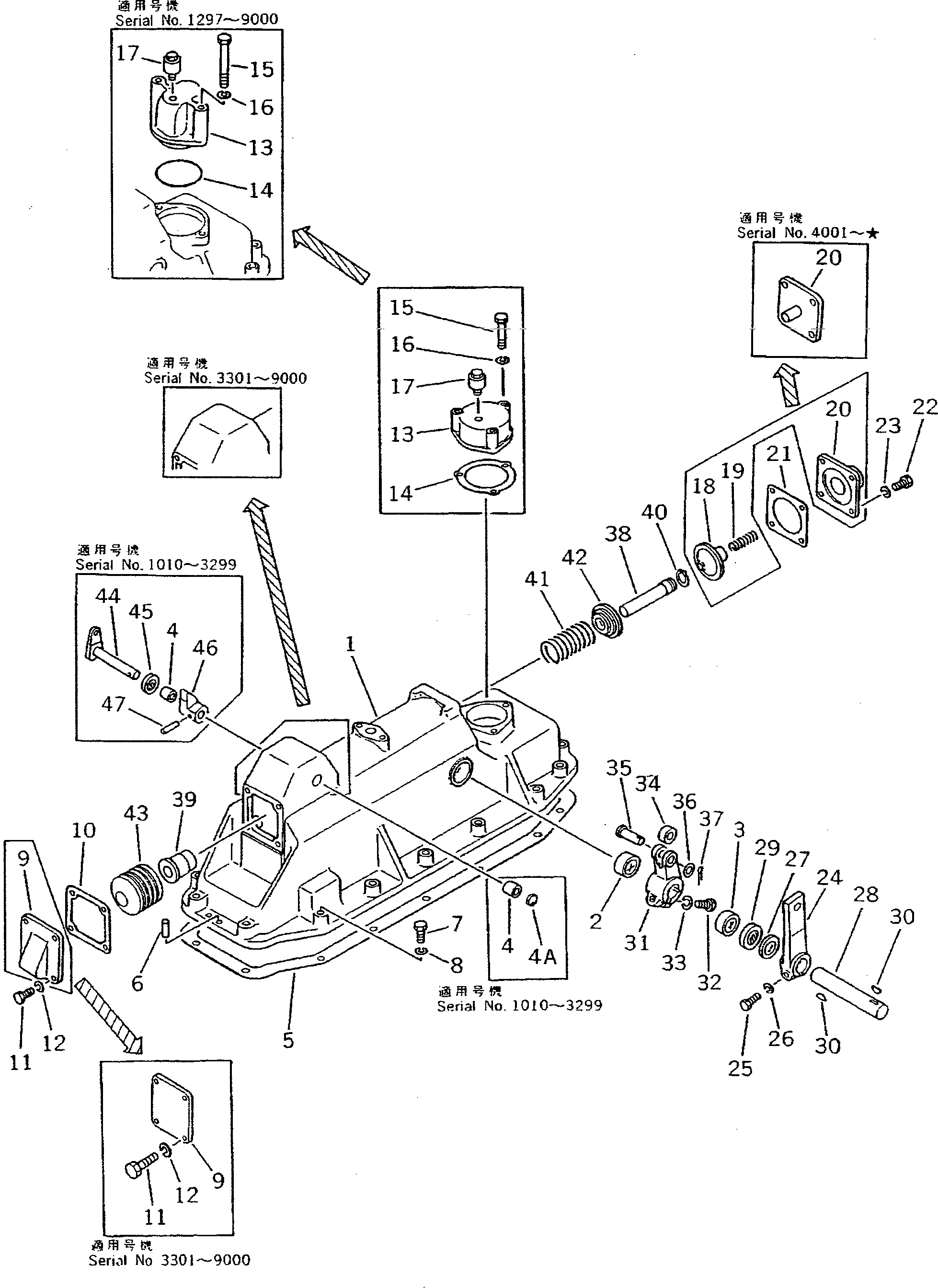 Схема запчастей Komatsu D355A-3 - УСИЛИТЕЛЬ ТОРМОЗА(№-9) СИСТЕМАУПРАВЛЕНИЯ ПОВОРОТОМ И КОНЕЧНАЯ ПЕРЕДАЧА