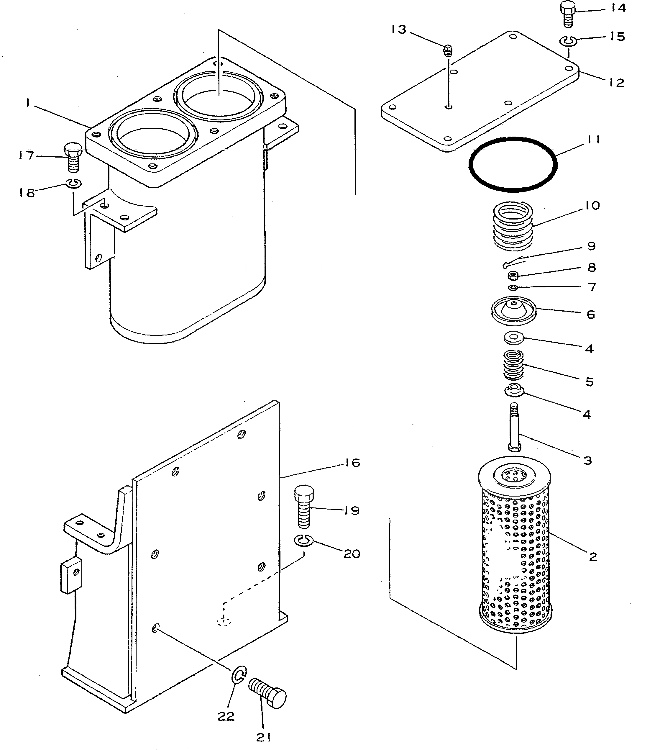 Схема запчастей Komatsu D355A-3 - МАСЛЯНЫЙ ФИЛЬТР(№-9) СИСТЕМАУПРАВЛЕНИЯ ПОВОРОТОМ И КОНЕЧНАЯ ПЕРЕДАЧА