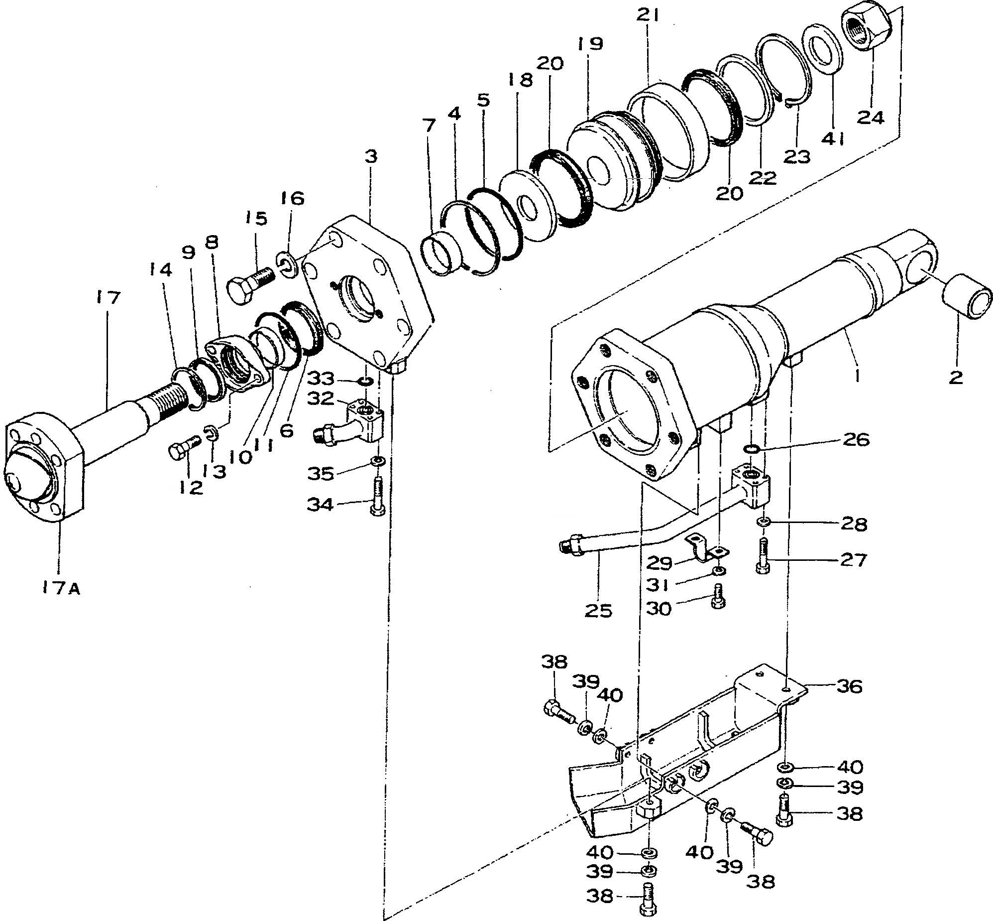 Схема запчастей Komatsu D355A-3 - ЦИЛИНДР ПЕРЕКОСА ОТВАЛА(№-99) УПРАВЛ-Е РАБОЧИМ ОБОРУДОВАНИЕМ