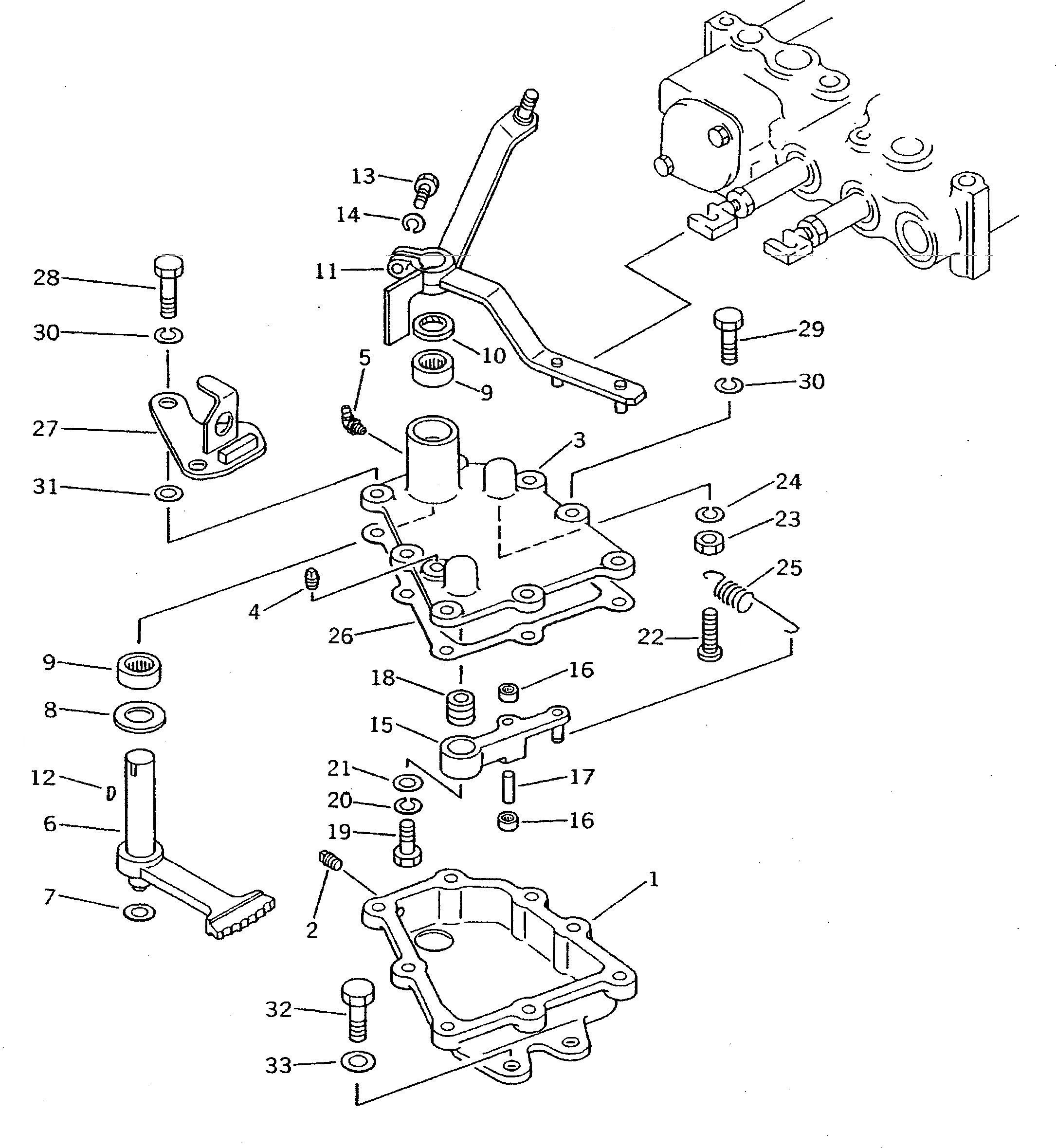 Схема запчастей Komatsu D355A-3 - БЛОК СТОПОРА(№-) ГИДРОТРАНСФОРМАТОР И ТРАНСМИССИЯ
