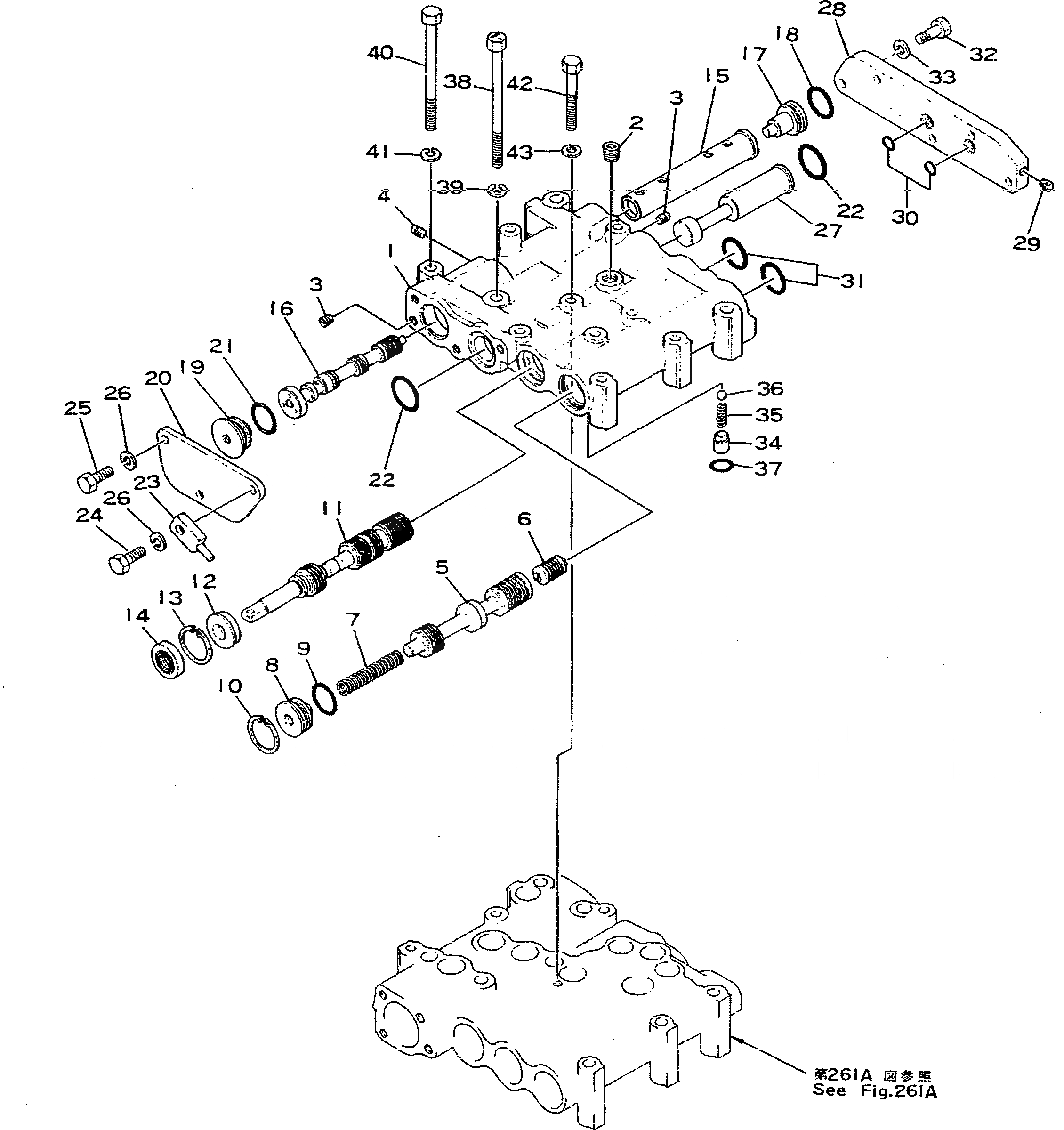 Схема запчастей Komatsu D355A-3 - КЛАПАН УПРАВЛЕНИЯ ТРАНСМИССИЕЙ (/)(№-) ГИДРОТРАНСФОРМАТОР И ТРАНСМИССИЯ