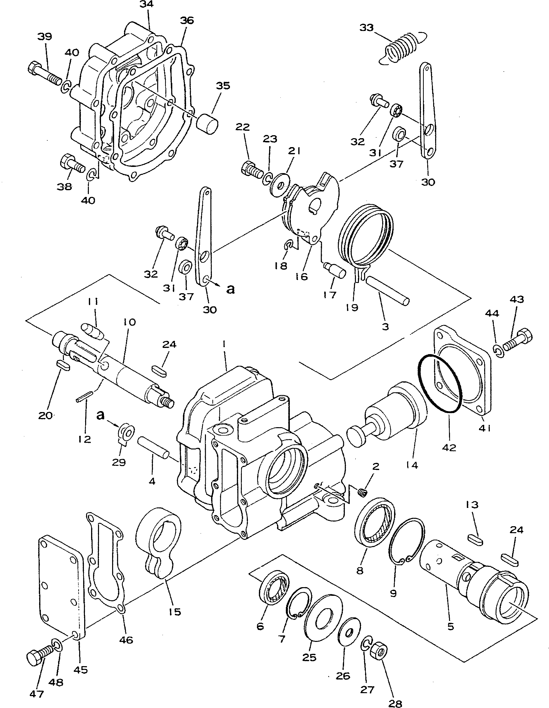 Схема запчастей Komatsu D355A-3 - СЕРВОКЛАПАН ПОДЪЕМА ОТВАЛА(№-) УПРАВЛ-Е РАБОЧИМ ОБОРУДОВАНИЕМ
