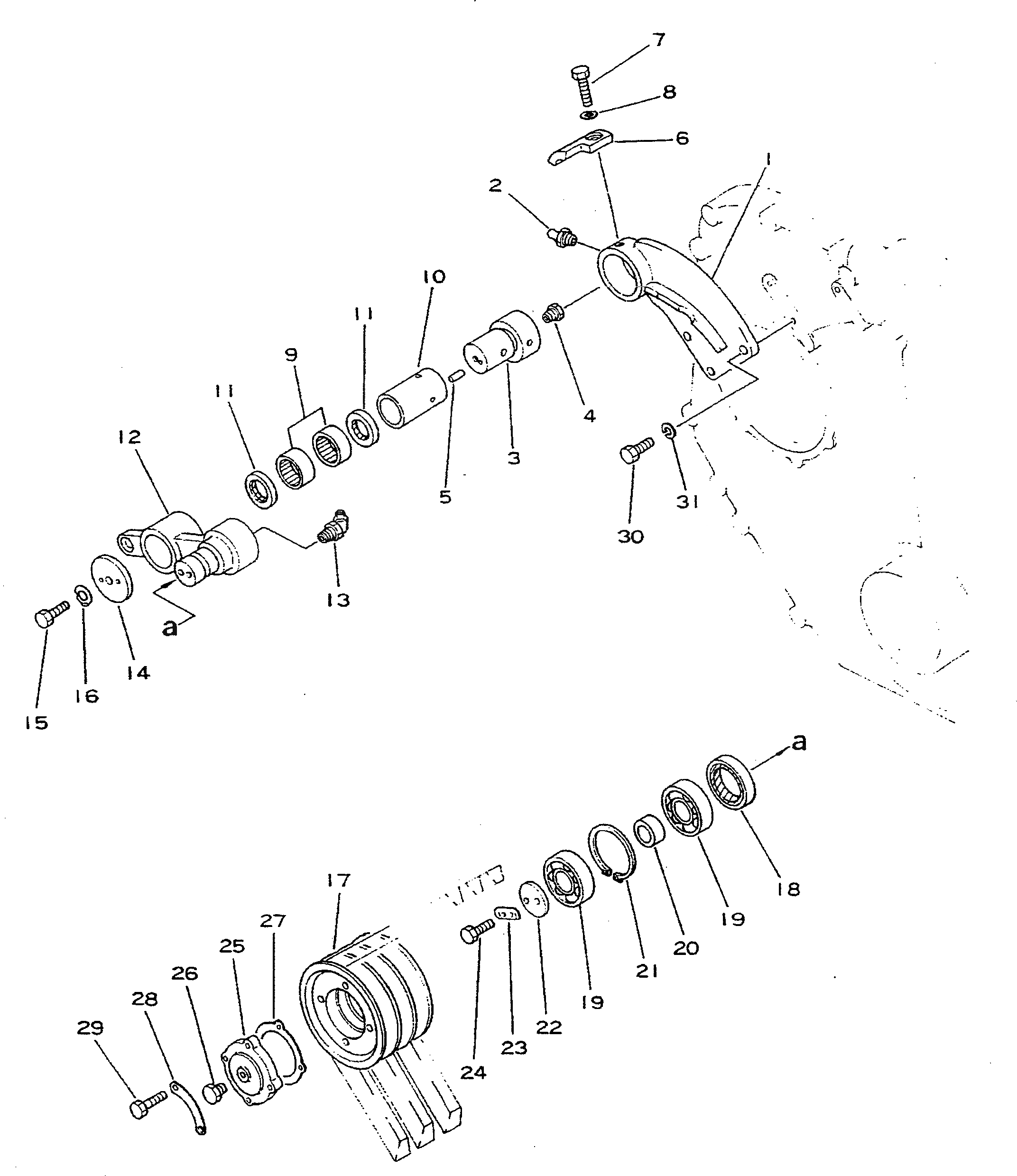Схема запчастей Komatsu D355A-3 - ВАЛ. И НАТЯЖН. РОЛИК.(№-99) ОПЦИОННЫЕ КОМПОНЕНТЫ