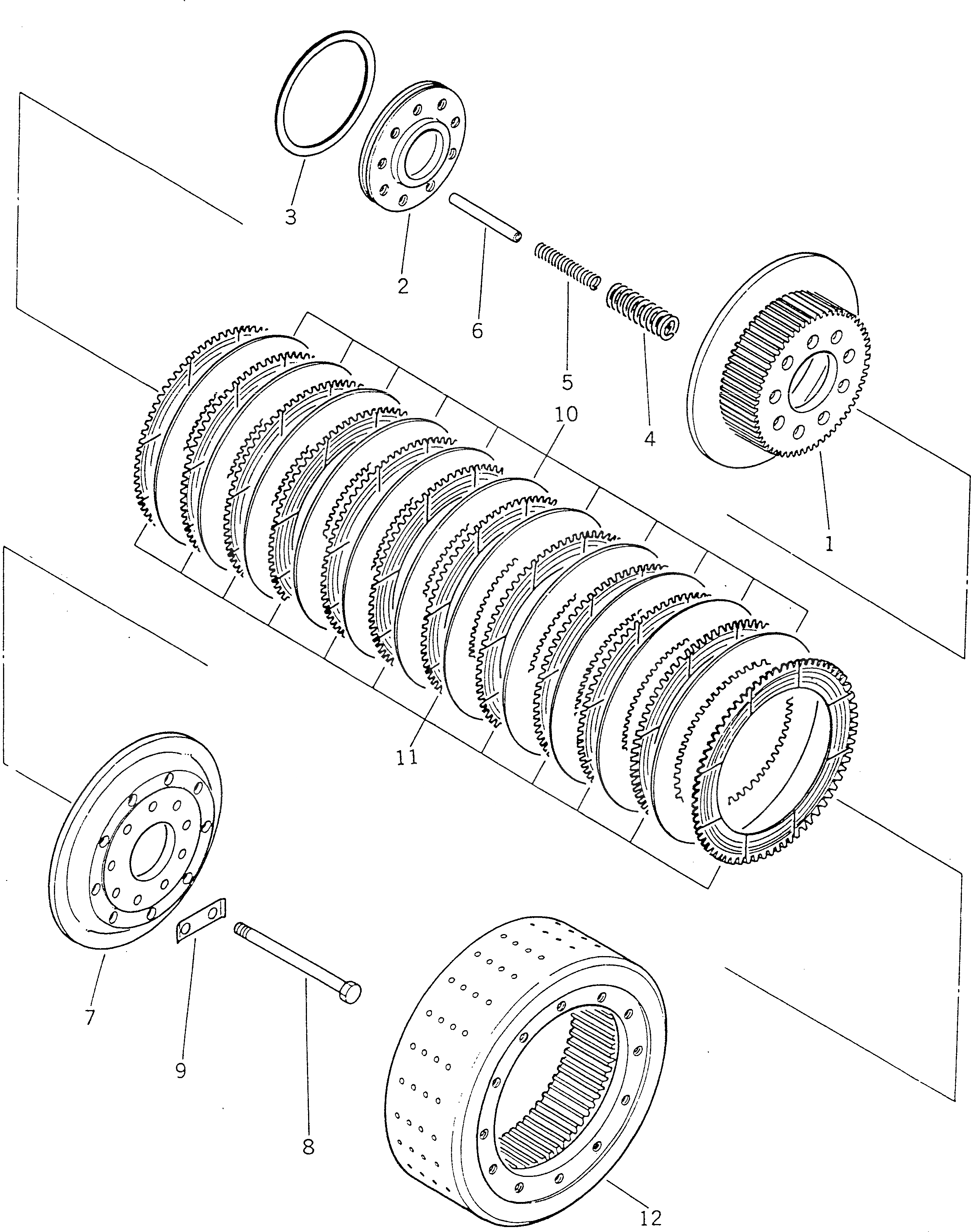 Схема запчастей Komatsu D355A-5 - БОРТОВ. ФРИКЦИОН ГТР CONVERTOR¤ ТРАНСМИССИЯ¤ РУЛЕВ. УПРАВЛЕНИЕ И КОНЕЧНАЯ ПЕРЕДАЧА