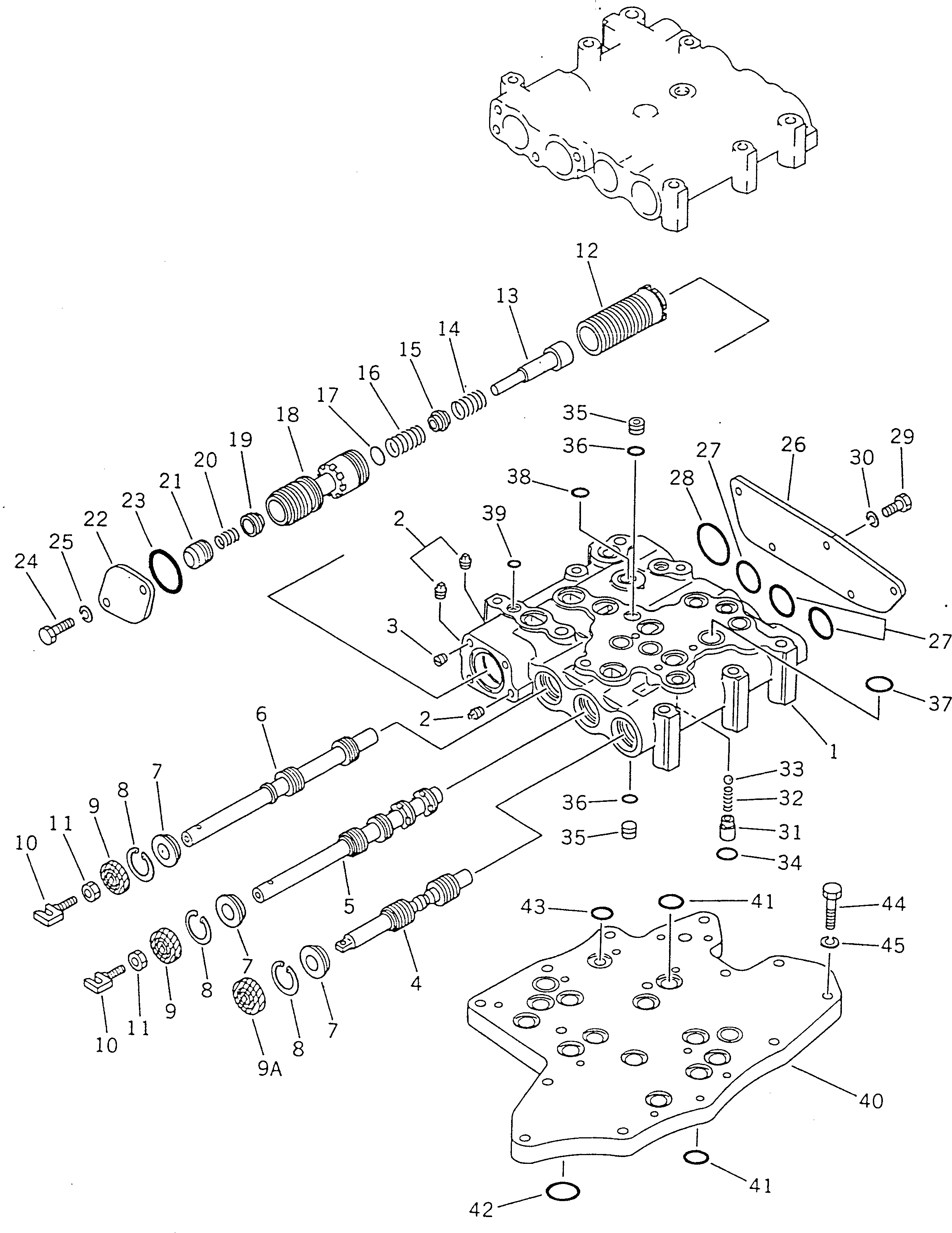 Схема запчастей Komatsu D355A-5 - КЛАПАН ТРАНСМИССИИ (/) ГТР CONVERTOR¤ ТРАНСМИССИЯ¤ РУЛЕВ. УПРАВЛЕНИЕ И КОНЕЧНАЯ ПЕРЕДАЧА
