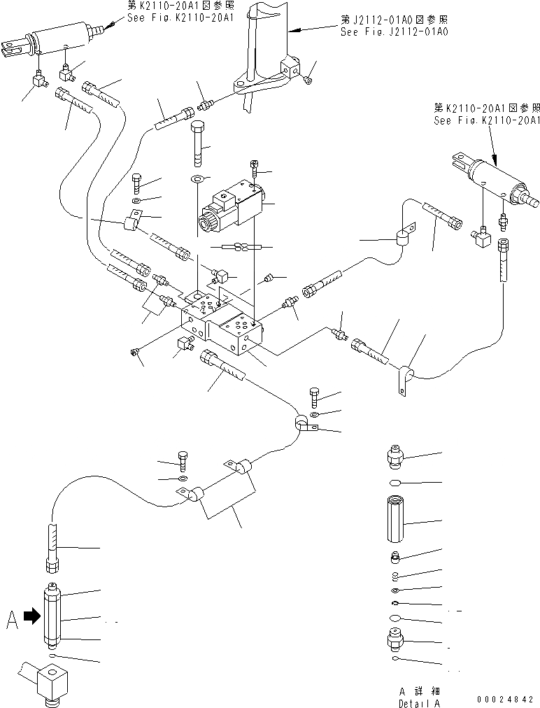 Схема запчастей Komatsu D355C-3 - ГИДРОЛИНИЯ ПРЕДОХРАНИТ. УСТРОЙСТВА (МОРОЗОУСТОЙЧИВ. СПЕЦ-Я (A) СПЕЦ-Я.)(№-) СИЛОВАЯ ПЕРЕДАЧА И КОНЕЧНАЯ ПЕРЕДАЧА