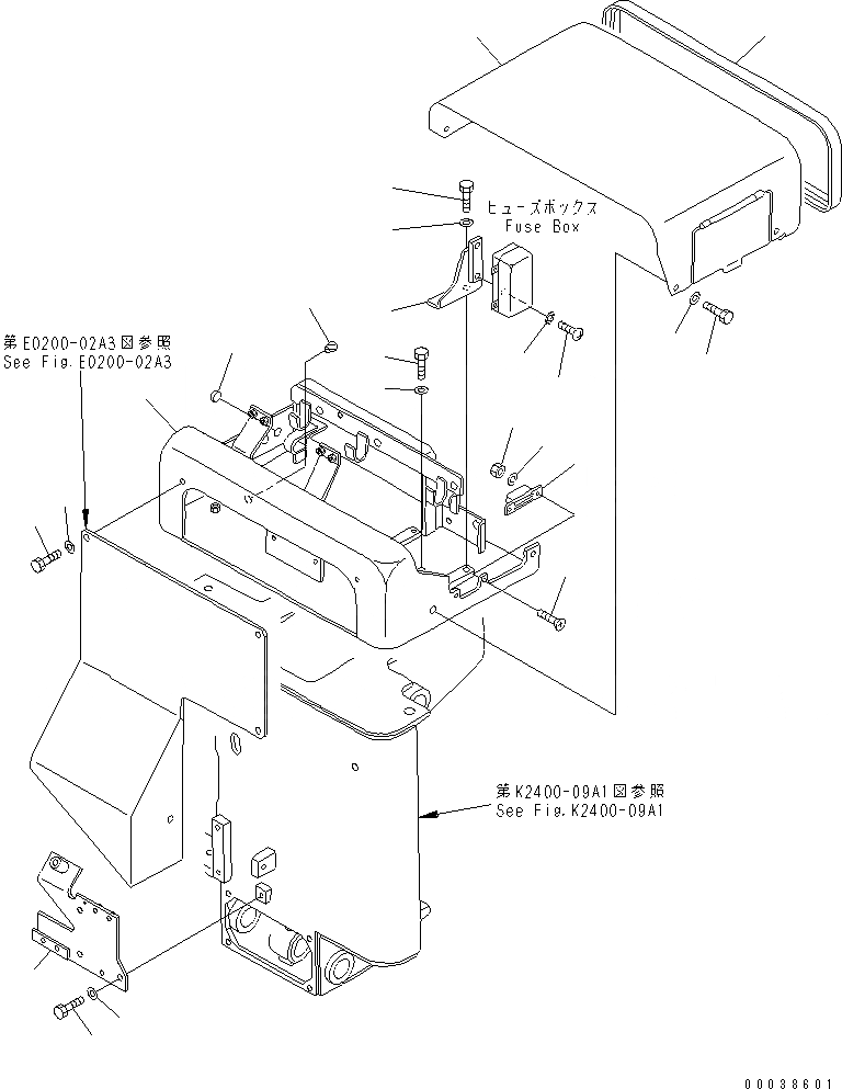 Схема запчастей Komatsu D355C-3 - INSRUMENT ПАНЕЛЬ (МОРОЗОУСТОЙЧИВ. СПЕЦ-Я) (/) КАБИНА ОПЕРАТОРА И СИСТЕМА УПРАВЛЕНИЯ