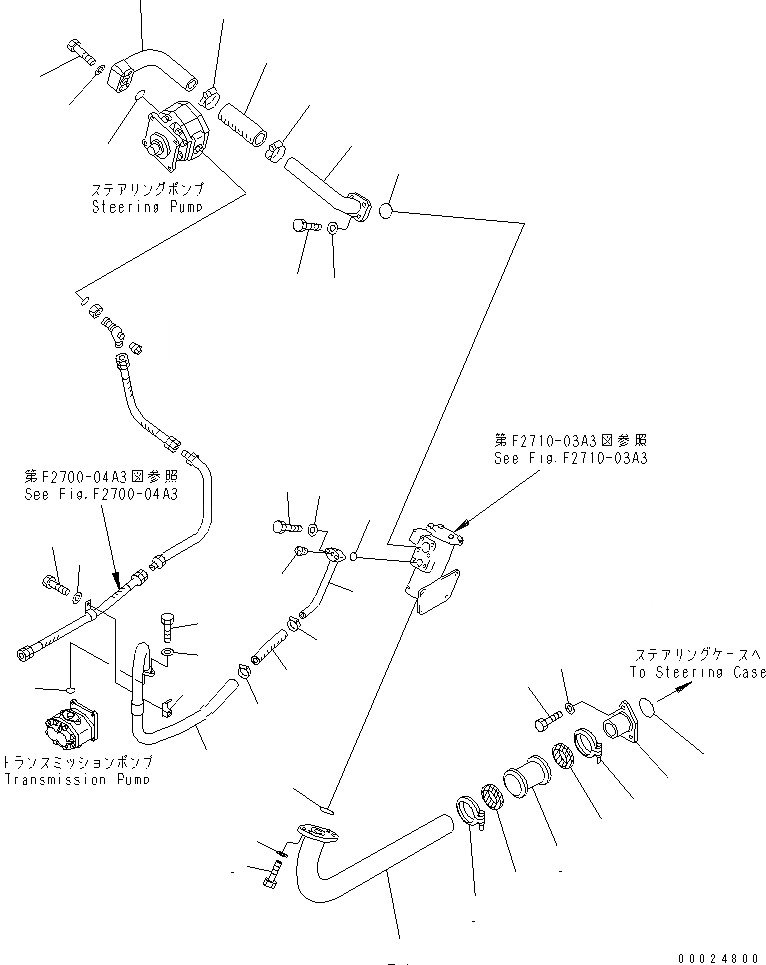 Схема запчастей Komatsu D355C-3 - ГИДРАВЛИКА РУЛ. УПРАВЛЕНИЯ (/) (МОРОЗОУСТОЙЧИВ. СПЕЦ-Я (A) СПЕЦ-Я.)(№-) СИЛОВАЯ ПЕРЕДАЧА И КОНЕЧНАЯ ПЕРЕДАЧА