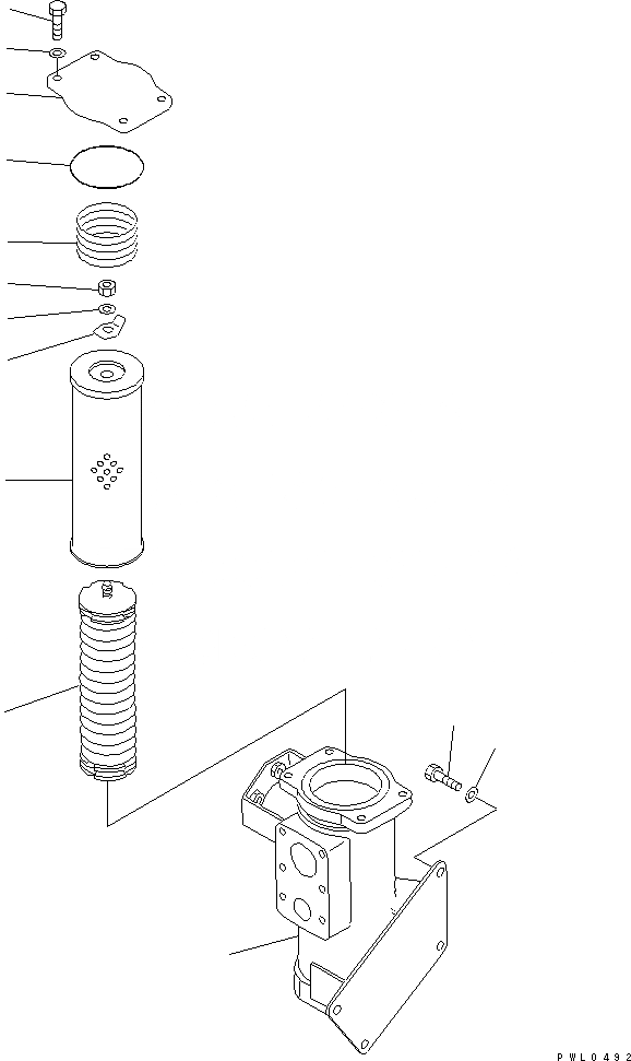 Схема запчастей Komatsu D355C-3 - ФИЛЬТР РУЛЕВ. УПРАВЛ-Я (МОРОЗОУСТОЙЧИВ. СПЕЦ-Я (A) СПЕЦ-Я.)(№-) СИЛОВАЯ ПЕРЕДАЧА И КОНЕЧНАЯ ПЕРЕДАЧА