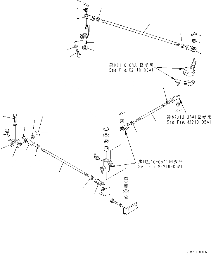 Схема запчастей Komatsu D355C-3 - МЕХАНИЗМ ПЕРЕКЛЮЧЕНИЯ ПЕРЕДАЧ(№-) КАБИНА ОПЕРАТОРА И СИСТЕМА УПРАВЛЕНИЯ