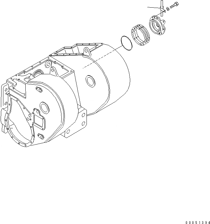 Схема запчастей Komatsu D355C-3 - ТОПЛИВН. ДРЕНАЖН. РАБОЧЕЕ ОБОРУДОВАНИЕ