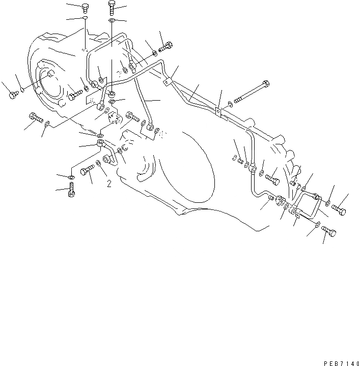 Схема запчастей Komatsu D355C-3 - МЕХ-М ОТБОРА МОЩНОСТИ (/) (ДЛЯ КОНВЕЙЕРА SHIFTER)(№77-) КОМПОНЕНТЫ ДВИГАТЕЛЯ И ЭЛЕКТРИКА