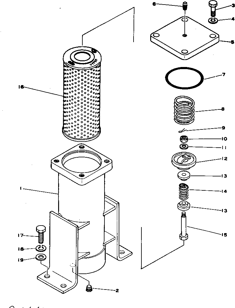 Схема запчастей Komatsu D355C-3 - МАСЛЯНЫЙ ФИЛЬТР ТРАНСМИССИИ(№9-) ГИДРОТРАНСФОРМАТОР И ТРАНСМИССИЯ
