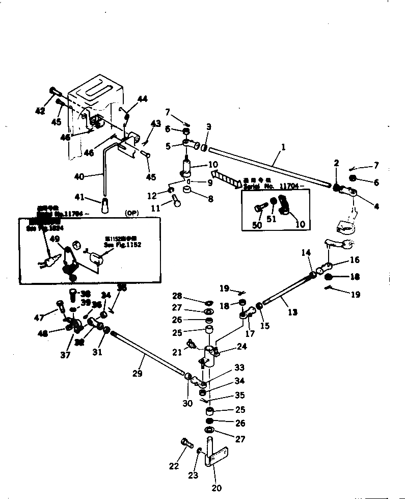 Схема запчастей Komatsu D355C-3 - МЕХАНИЗМ ПЕРЕКЛЮЧЕНИЯ ПЕРЕДАЧ И РЫЧАГ БЛОКИРОВКИ(№-) ГИДРОТРАНСФОРМАТОР И ТРАНСМИССИЯ