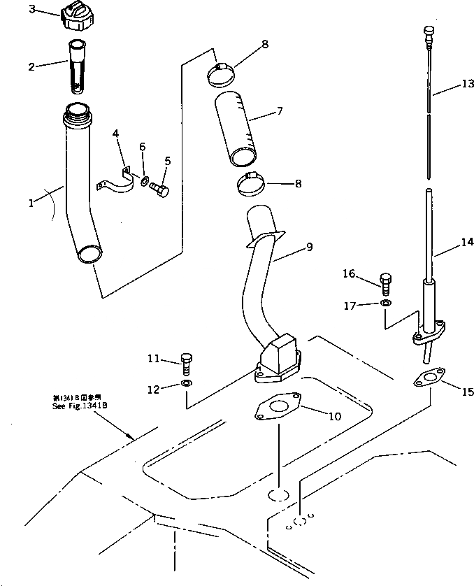 Схема запчастей Komatsu D355C-3 - МАСЛ. ФИЛЬТР И УРОВЕНЬ GAUGE (ДЛЯ ВСПОМОГ. СИСТ. ТОРМОЗНОГО МЕХ-МА)(№7-) СИСТЕМАУПРАВЛЕНИЯ ПОВОРОТОМ И КОНЕЧНАЯ ПЕРЕДАЧА